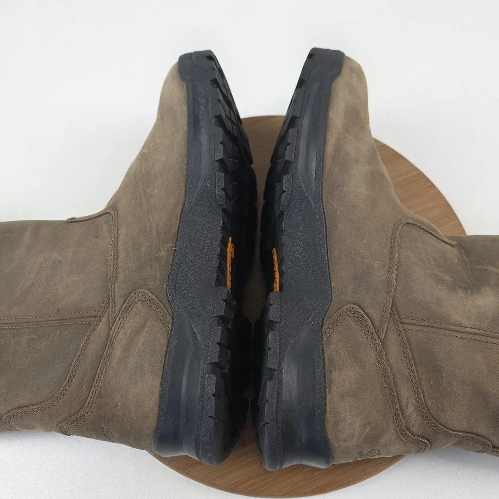 Danner Crafter Wellington Boots Mens Size 11 EE Brown Leather Pull On Work 12453 - Picture 9 of 15